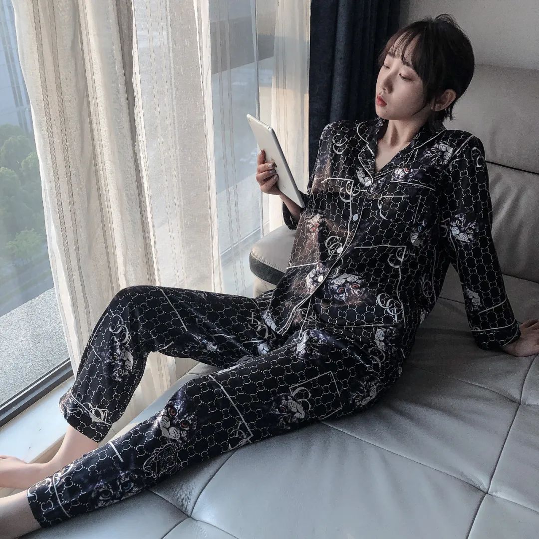 意大利纯棉夏季睡衣,轻奢莫代尔棉睡衣秋冬气质