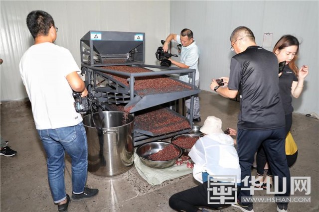 富平县天玺柿饼小镇,参观富平柿饼