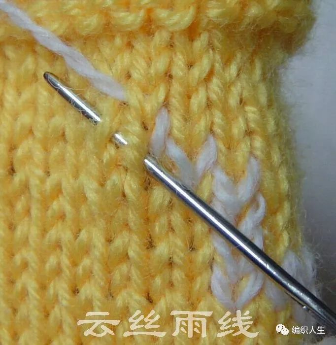 毛衣的正确绣法图解,毛衣绣字的正确方法