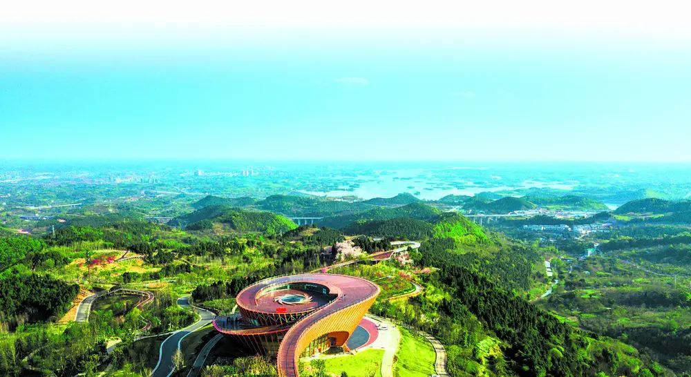 成都1100个公园俯瞰,成都100个公园规划图