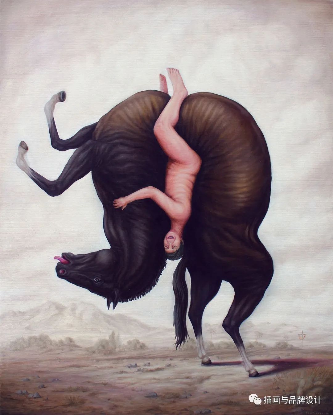 荒诞极端插画,荒诞主义插画