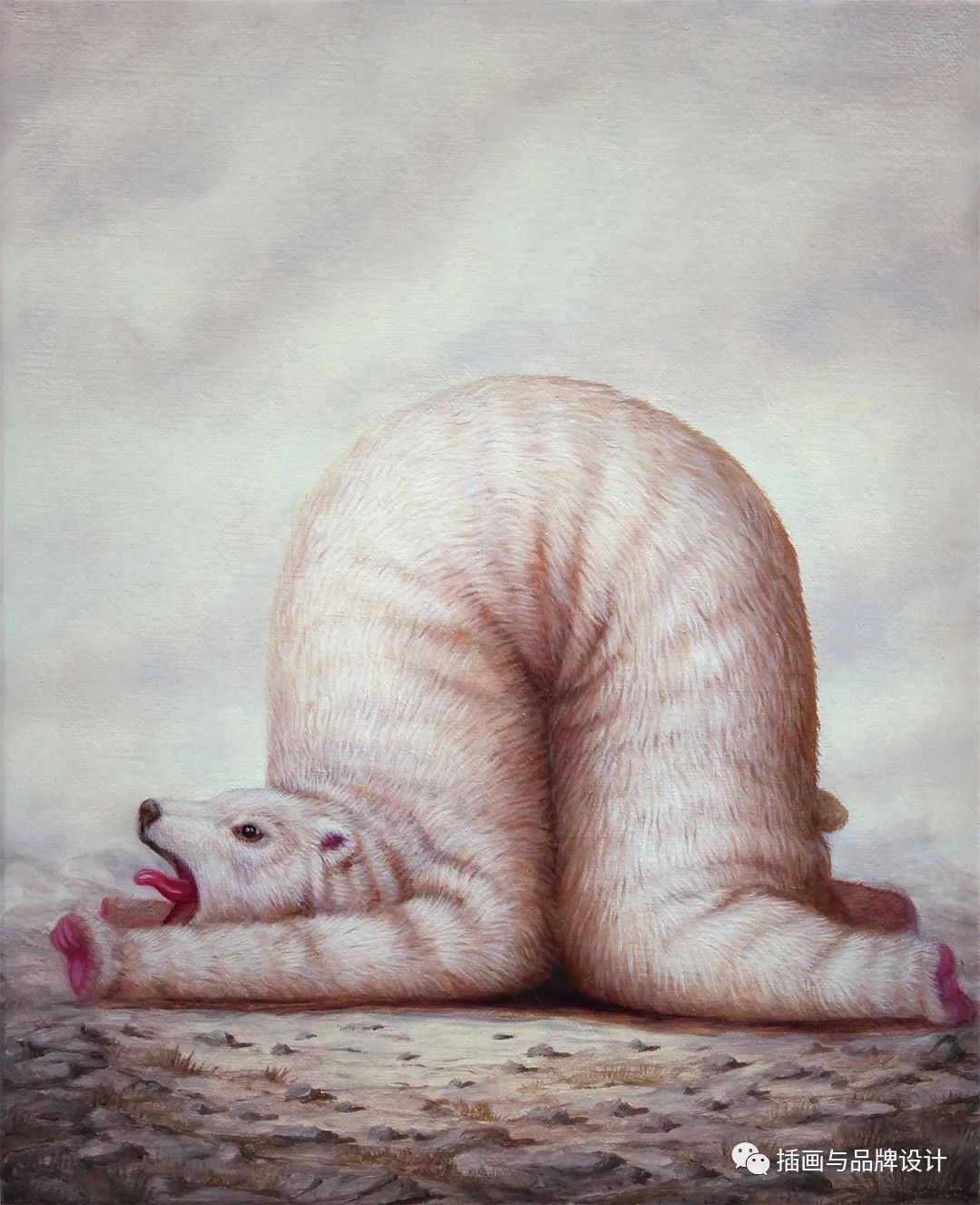 荒诞极端插画,荒诞主义插画