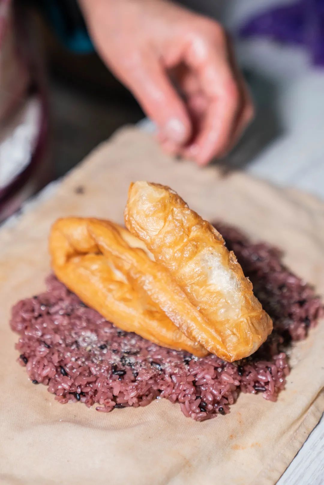 已经失传的小吃,温州开了30年的饭团小摊