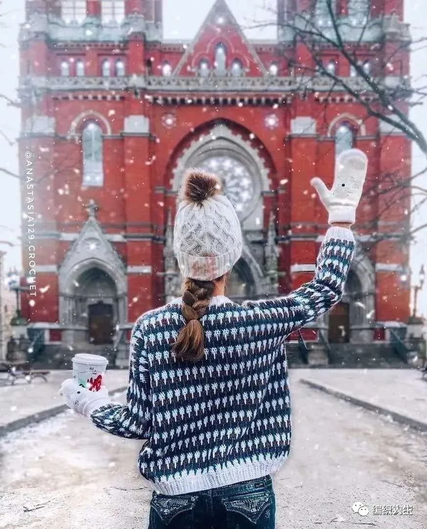 女士钩针开衫毛衣编织视频,女士棒针开衫毛衣编织图