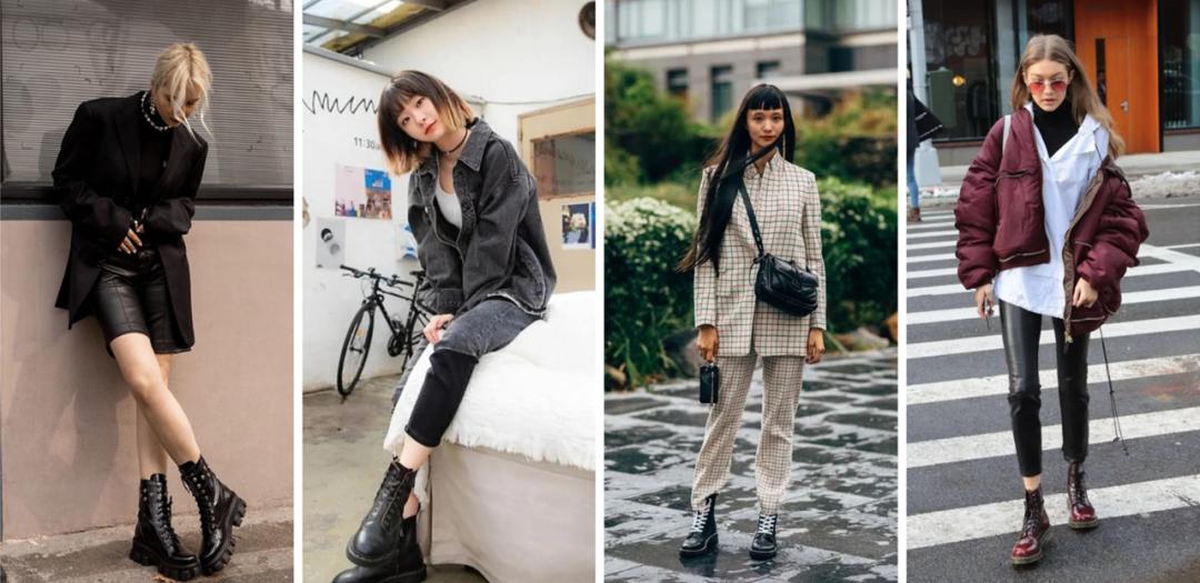 秋冬轻便保暖马丁靴,冬季必备马丁靴总有一款适合你