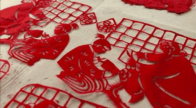 大师教你学剪纸,十分钟内做好看的剪纸