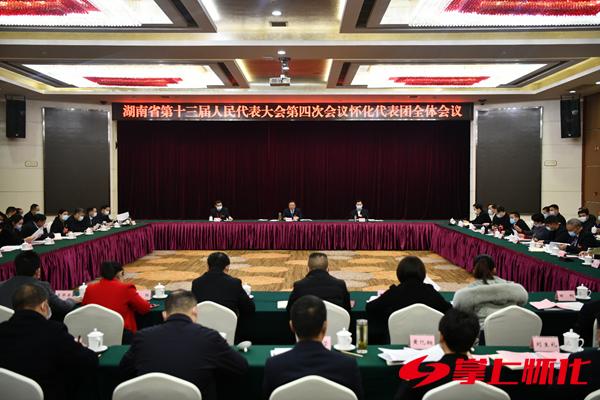 怀化交警开会,怀化代表团第六次全体会议