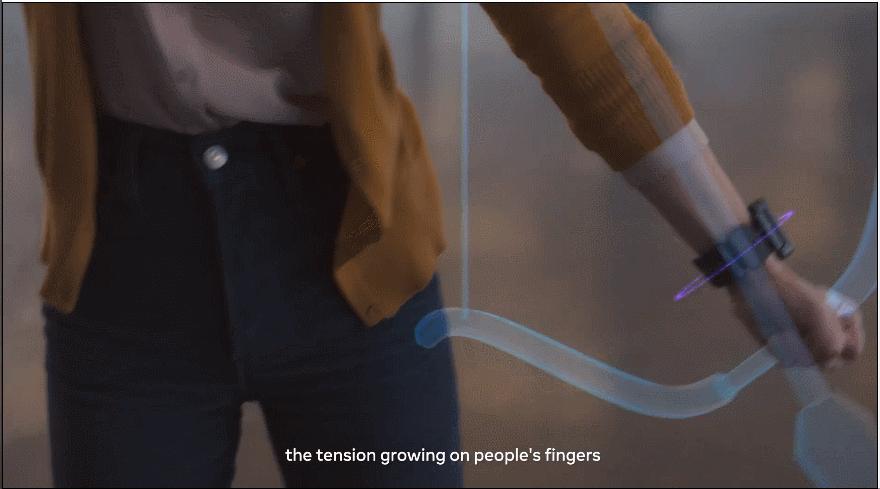 Facebook开发AR/VR触控手环,支持空中单击、无键盘打字