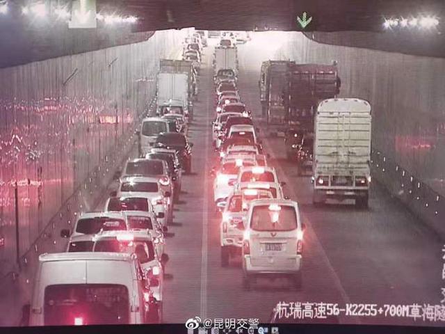 5月5日昆明高速路况实时查询,昆明广福路车流量