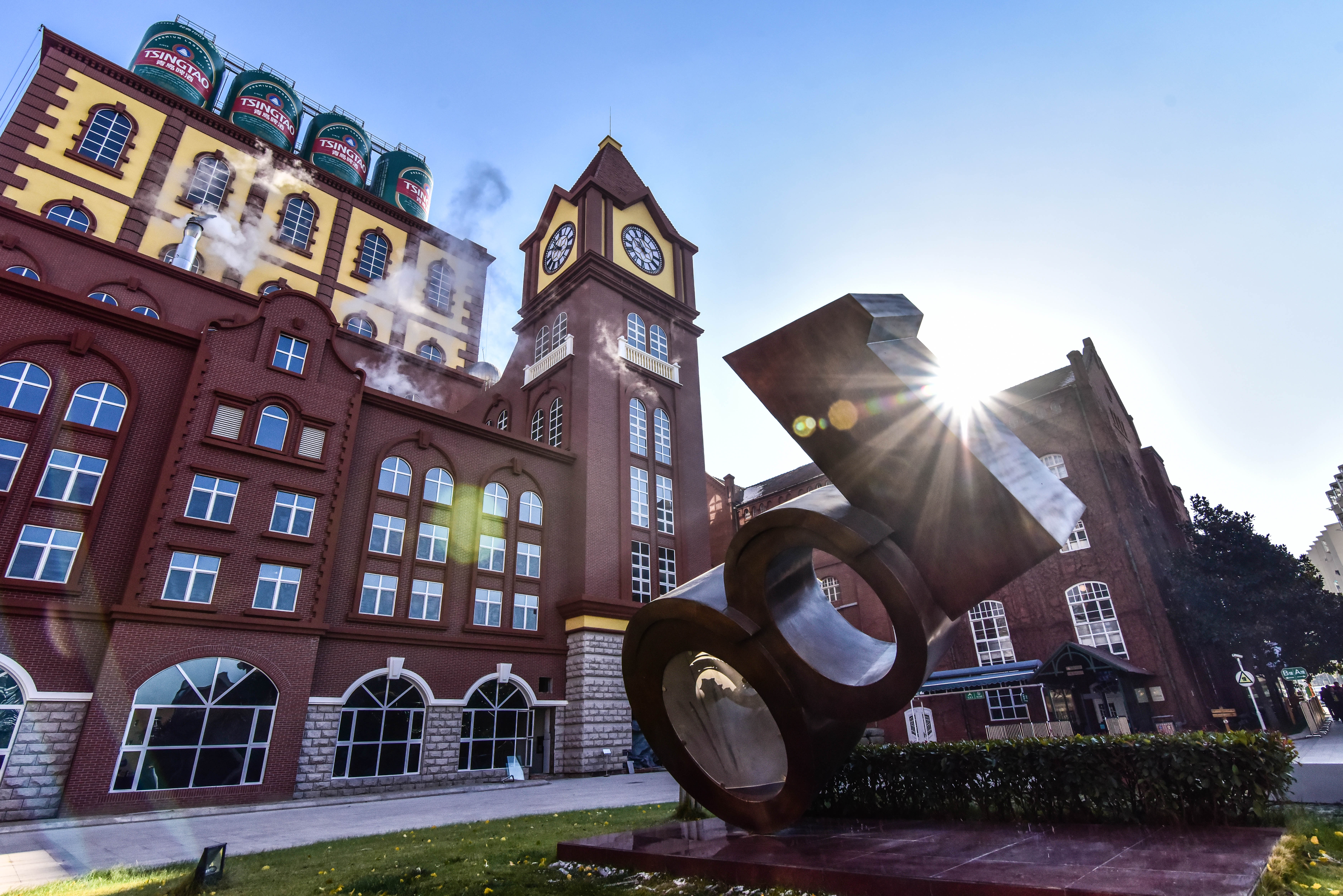 游青岛啤酒博物馆的感受,青岛啤酒博物馆美照