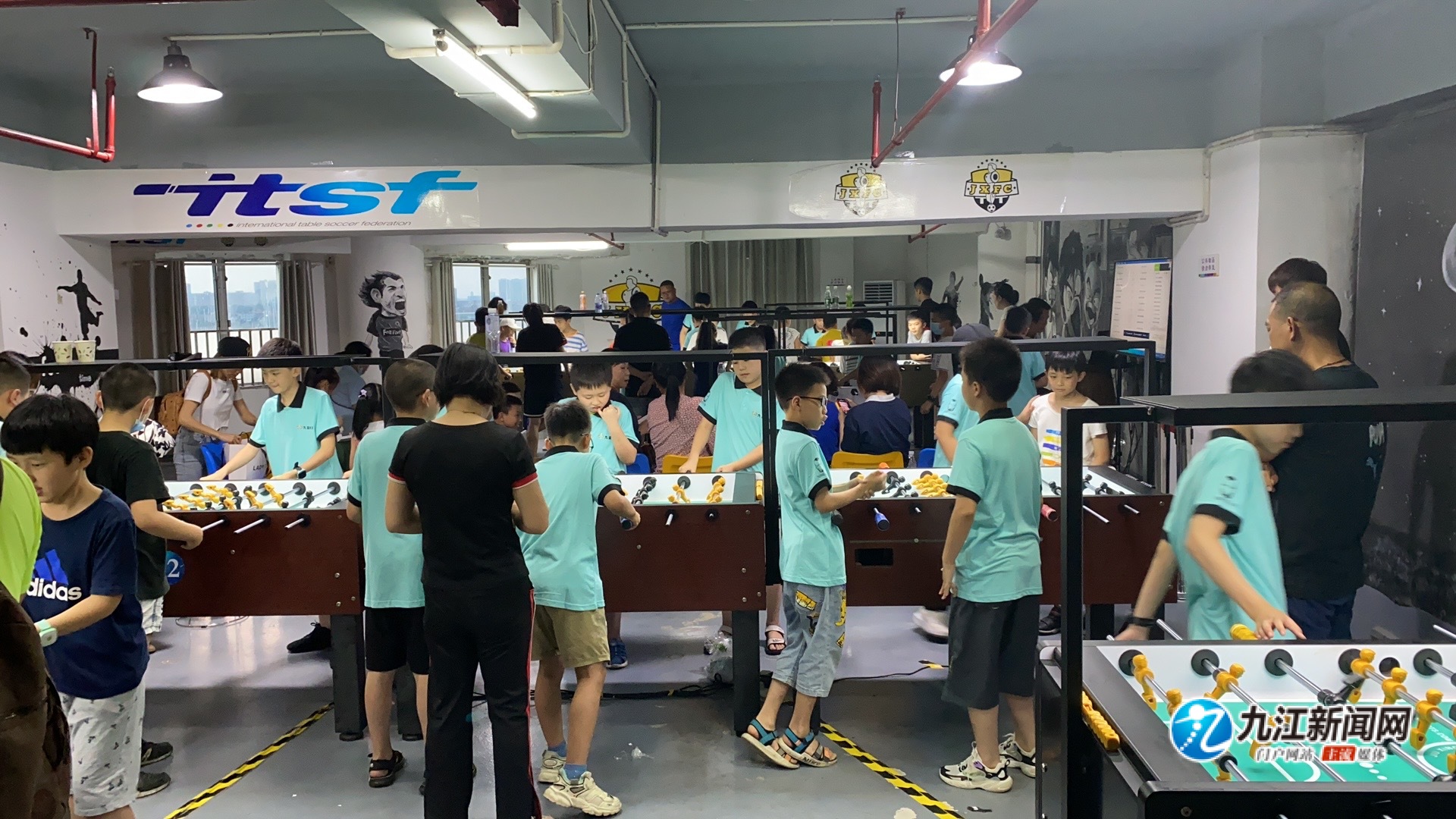 桌式足球为九江叩响世界之门