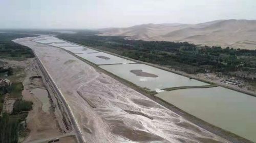 月牙泉补水工程,月牙泉人工补水工程示意图