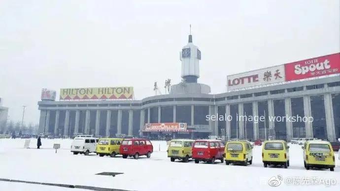 九十年代天津老照片图文,老照片1980年的天津街景