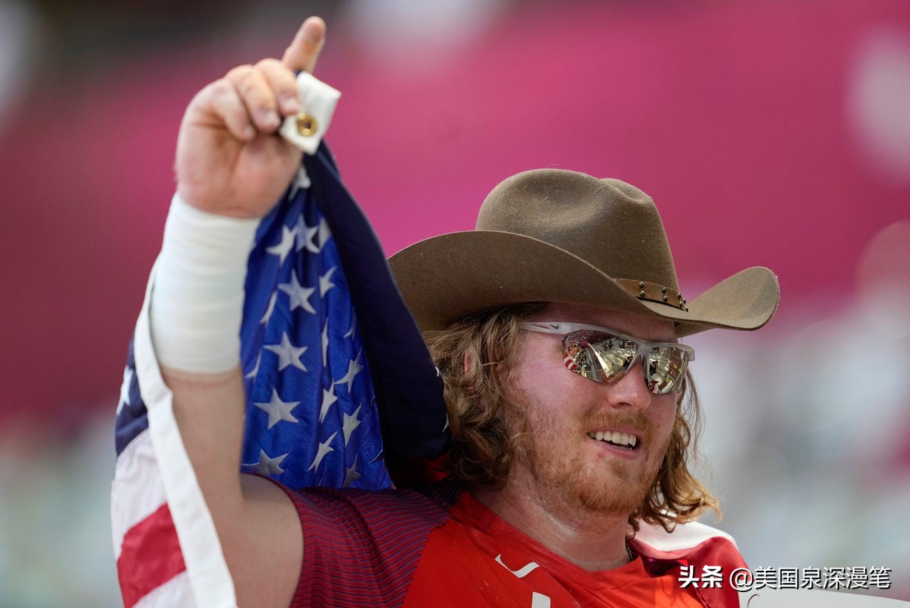 诊断发育缺陷的哈里森赢得皮划艇金牌克劳瑟打破奥运铅球纪录夺冠