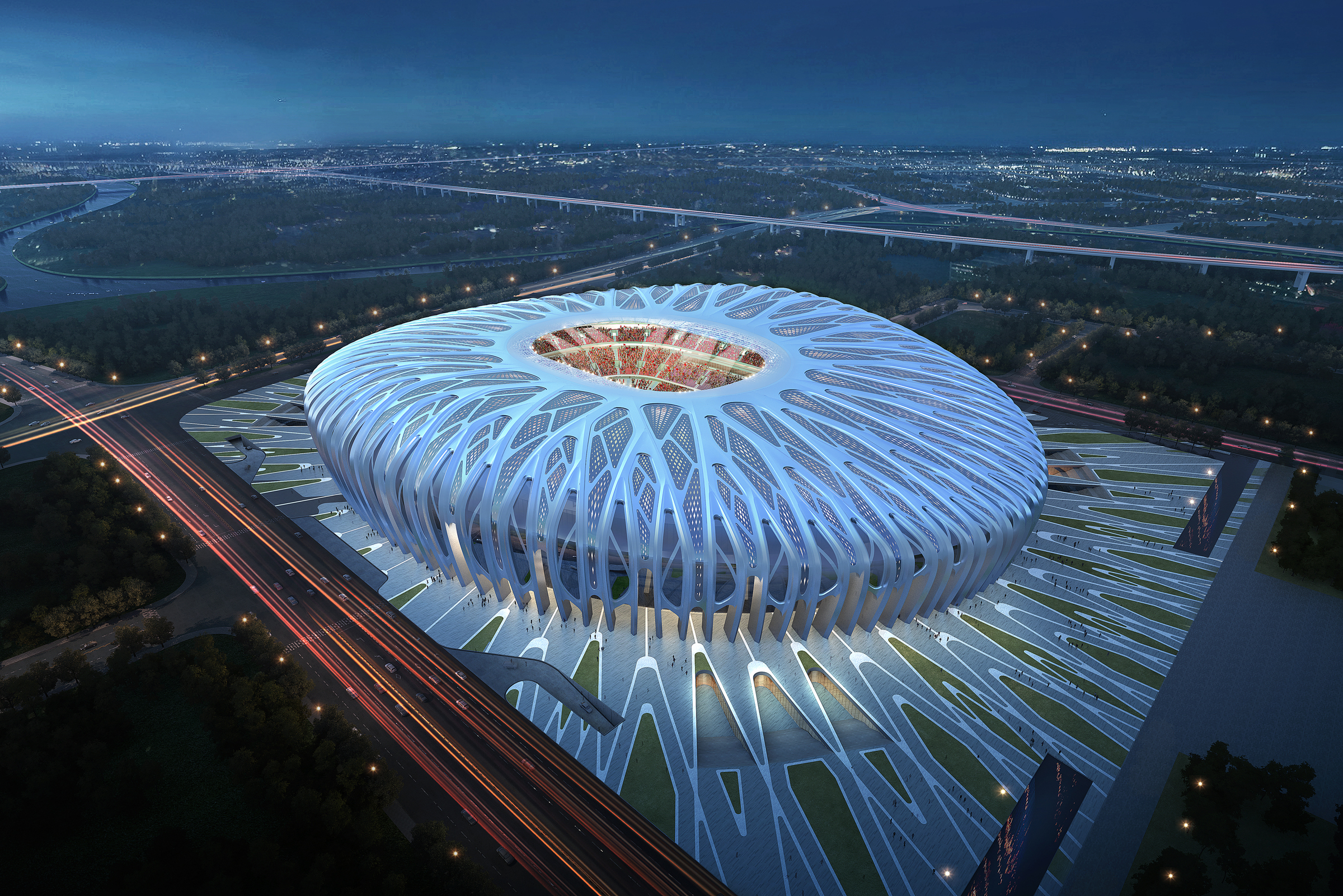 中国最好的十大足球场,恒大荷花球场最新视频