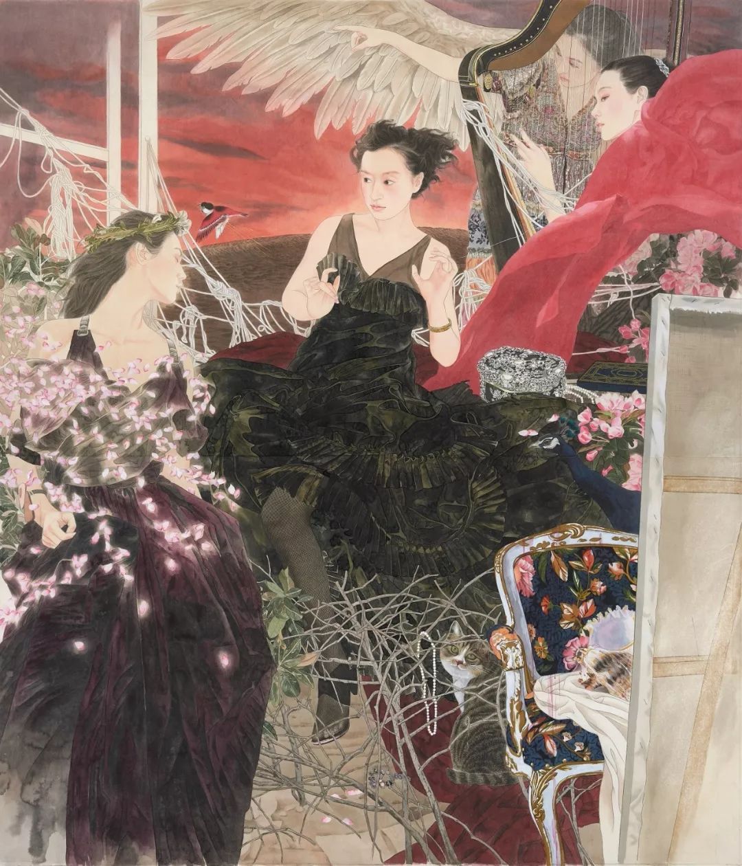 从一岁到七岁画画,从七岁到八岁画的画