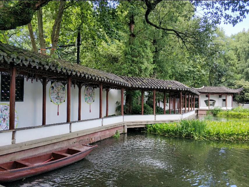 杭州西湖景点郭庄视频,杭州郭庄园林