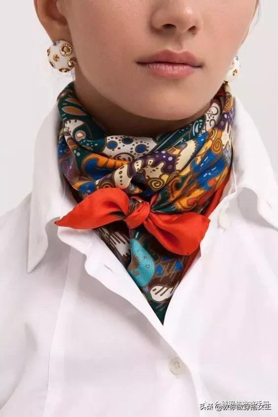 长丝巾春天的各种系法,丝巾怎么系才好看冬季女装