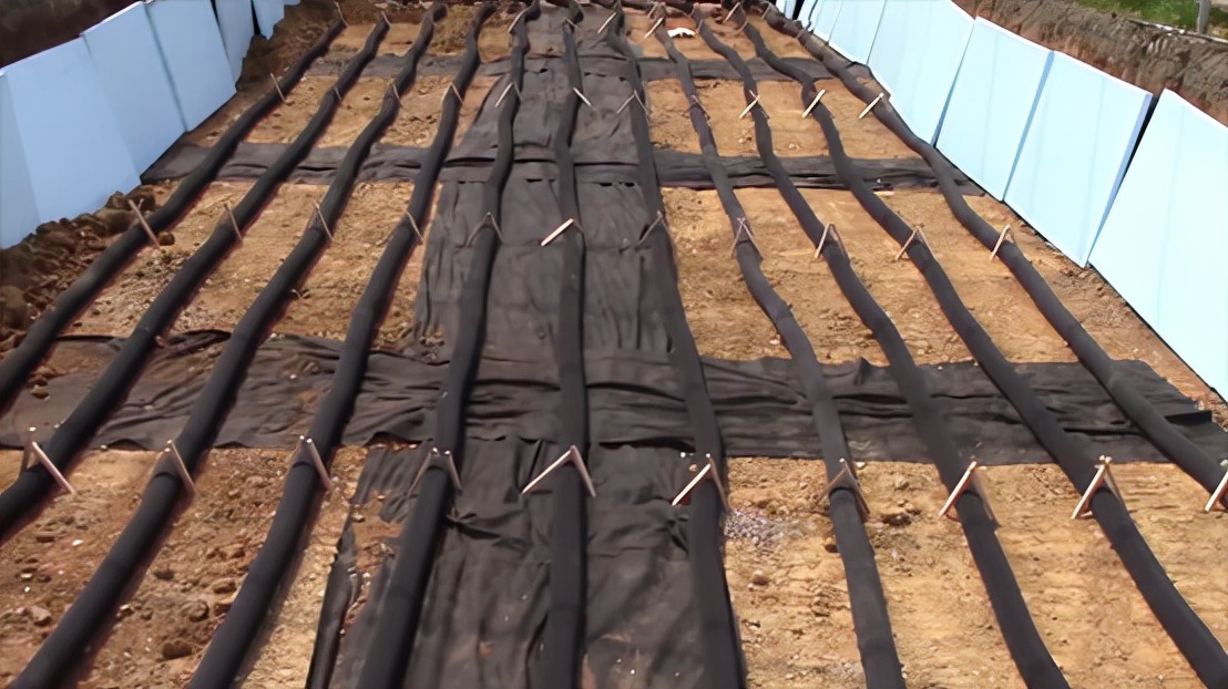 大棚温室地下排水系统,地热温室大棚建造