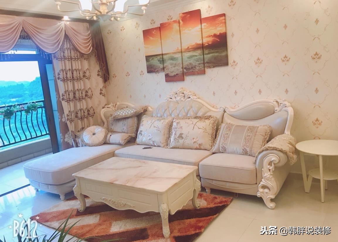 碧桂园高定墙纸,碧桂园110精装房后期软装案例