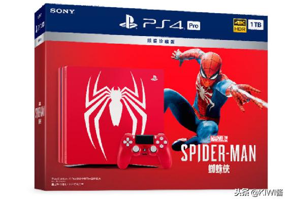 ps4漫威蜘蛛侠限定版开箱,ps4pro蜘蛛侠限量版