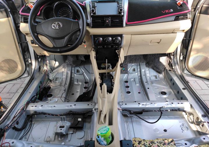 丰田威驰全车隔音多少钱,威驰四门隔音教程