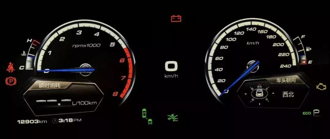 仪表盘故障灯亮了就停车了,仪表盘的这八个灯亮了必须停车