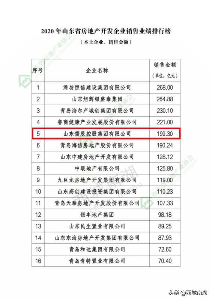 山东房地产老大,山东地产老大
