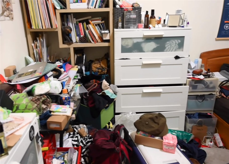 囤积癖清理屋子,囤积癖房间整理