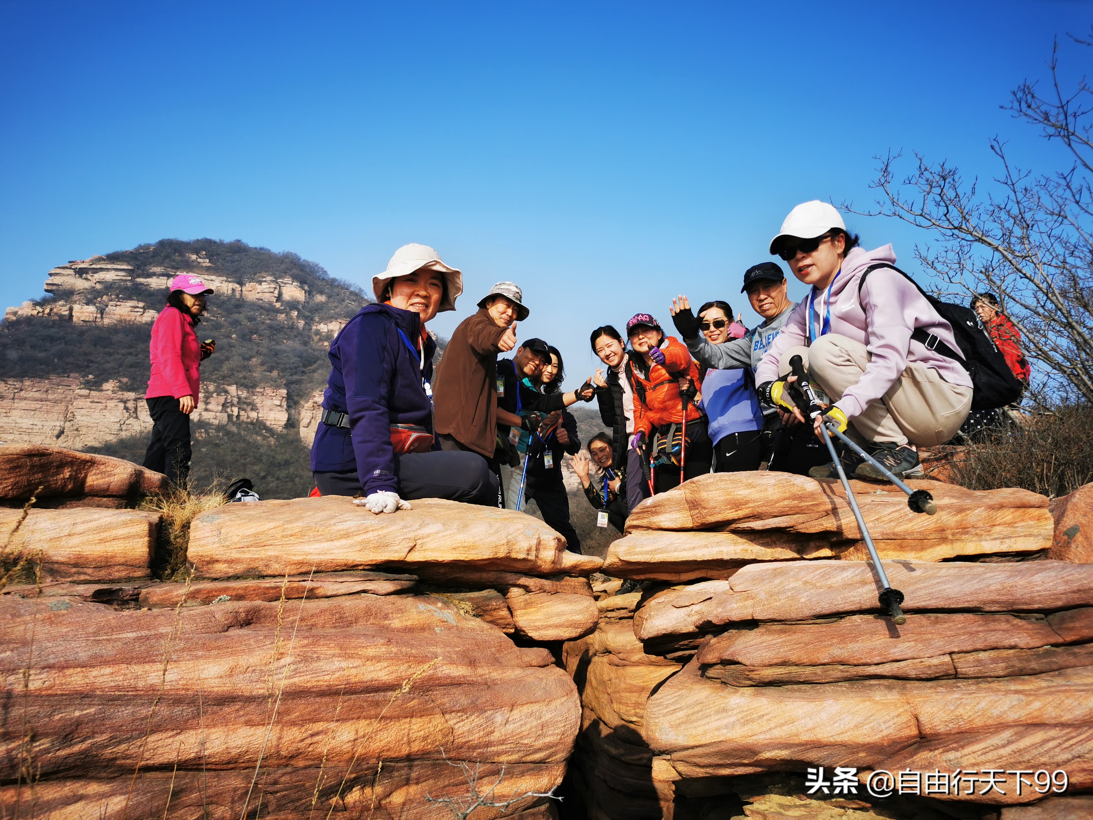 石家庄井陉深山山顶,井陉悬崖峭壁