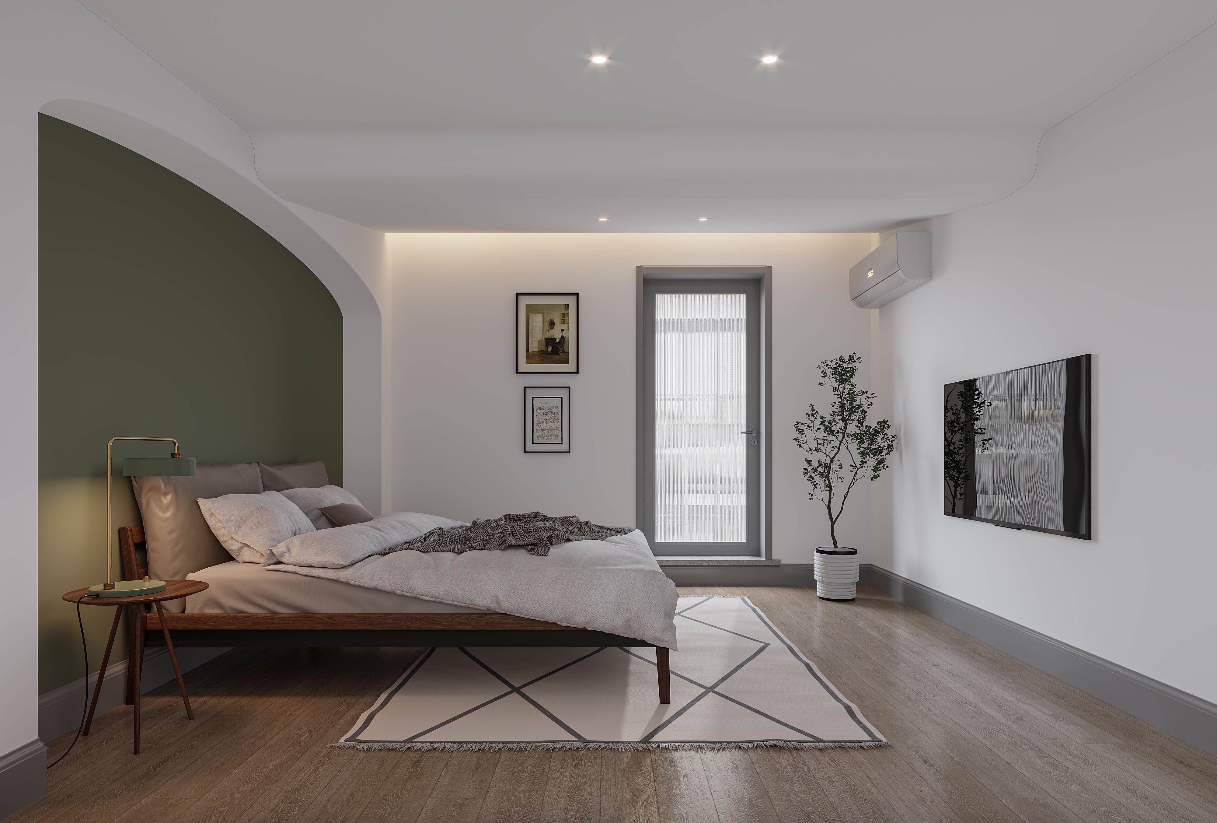 昆山装修风格现代美式客厅,昆山专业的创意装修效果图