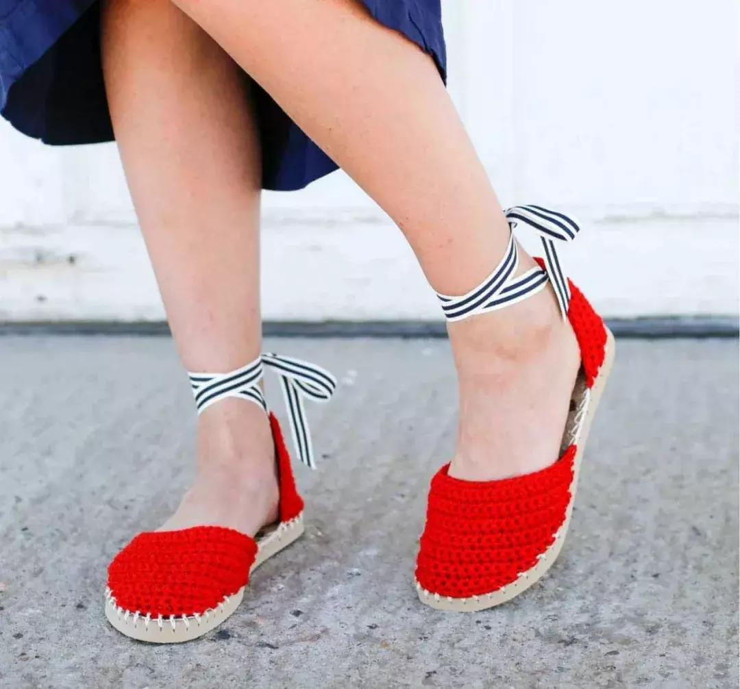 钩织婴儿凉鞋的钩法,100种夏凉鞋的钩织教程