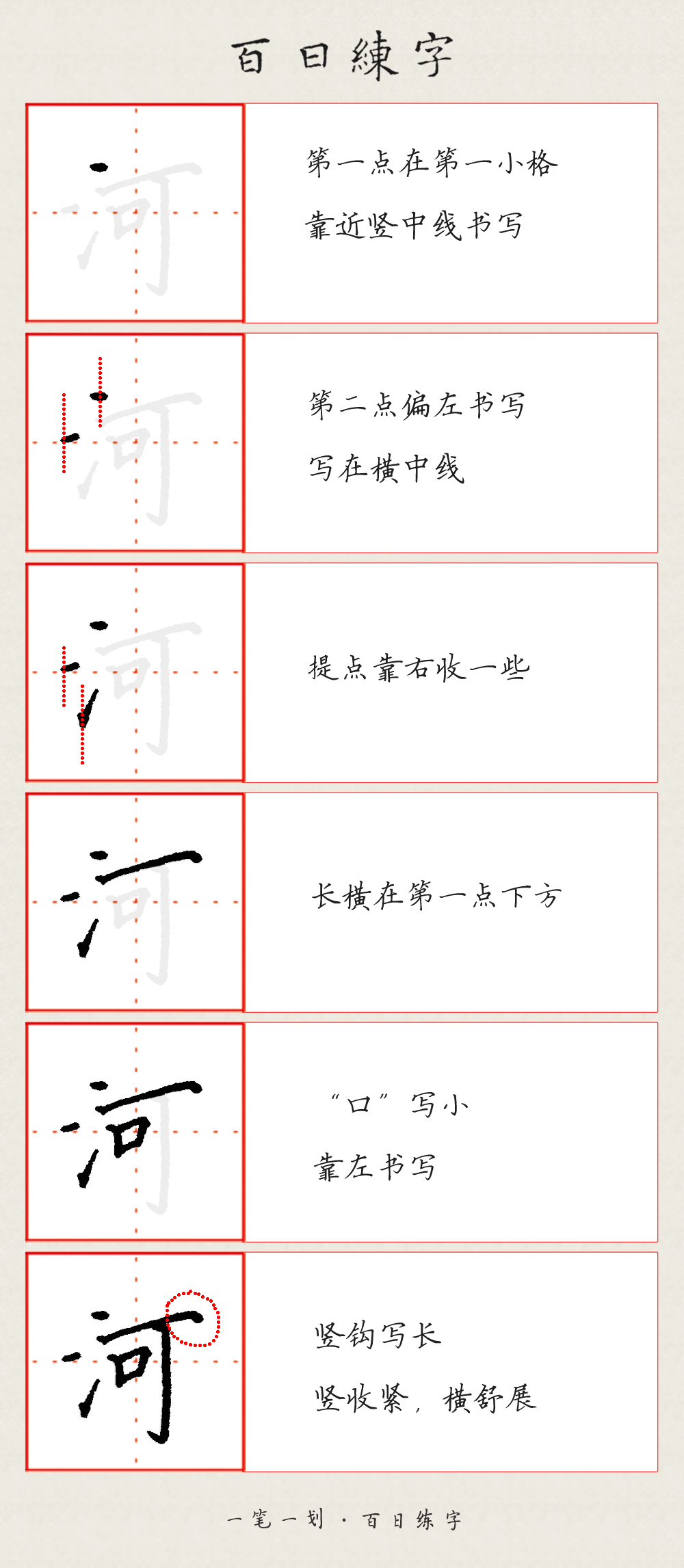三点水毛笔写法慢视频分解,净为什么有三点水的写法