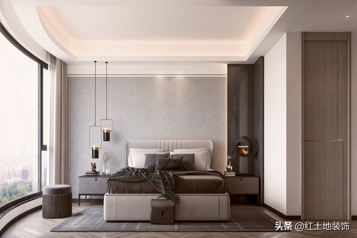 珠海横琴大平层现代轻奢,珠海140平米简约轻奢装修