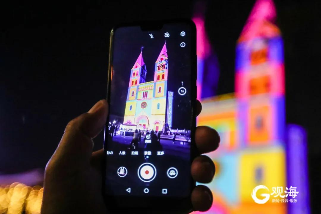 天主大教堂青岛婚纱,天主教堂的绚丽换装