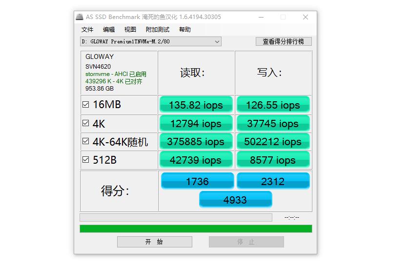 光威Premium1T固态硬盘评测：国产芯片+长寿型选手