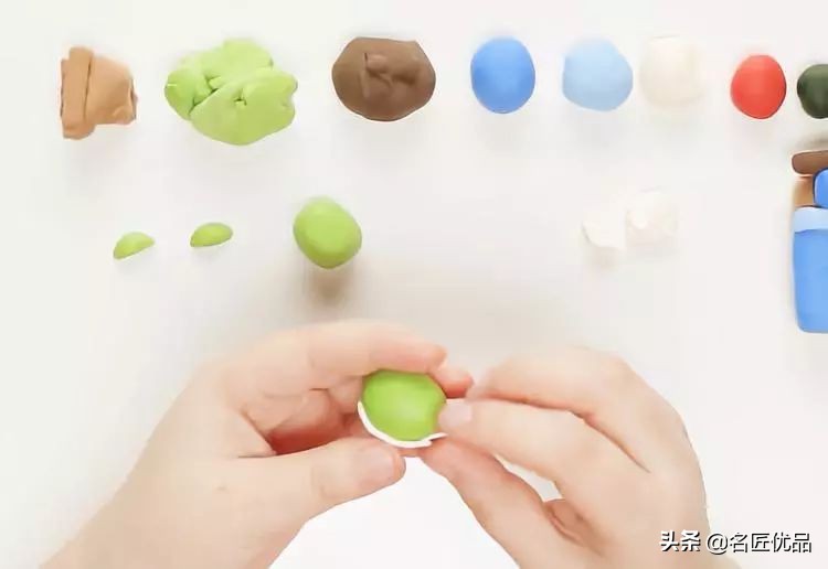 好玩又好看的粘土手工,简单的国庆粘土手工方案