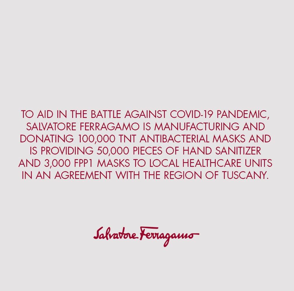 LV产洗手液Prada造口罩齐心抗疫全球奢侈品行业助力