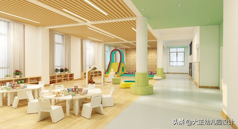 幼儿园户外活动场地鸟瞰手绘图,幼儿室内活动室设计图