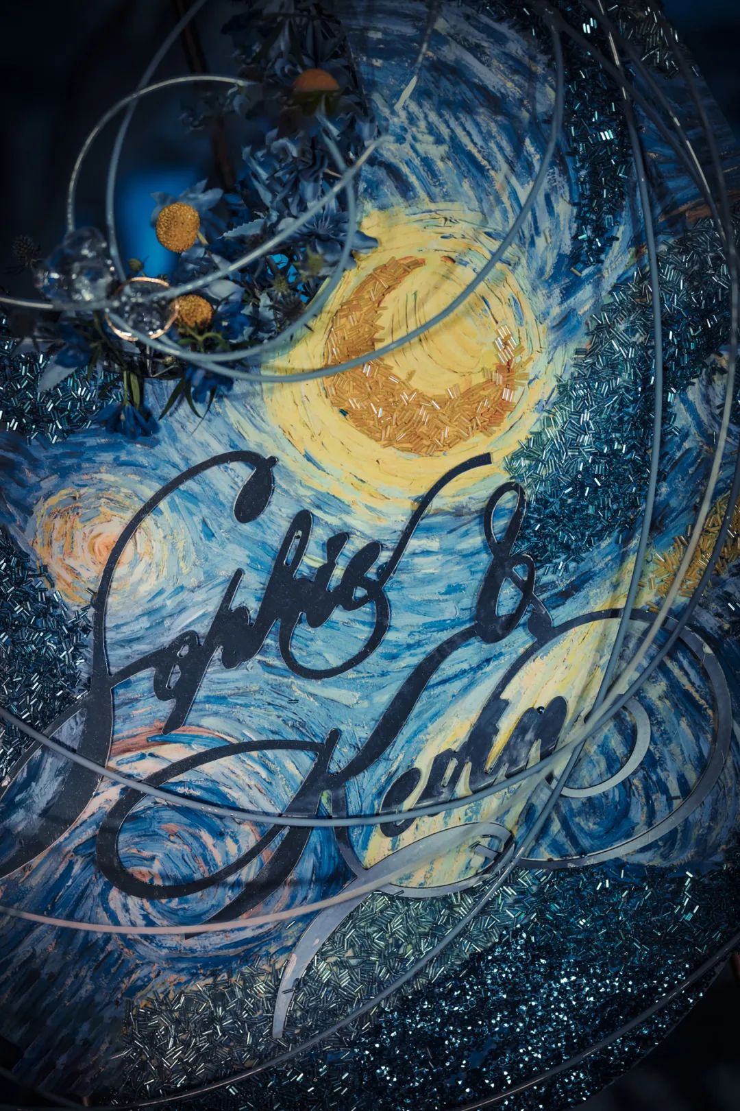 一场神秘浪漫的星空的婚礼,神秘浪漫的蓝色星空婚礼