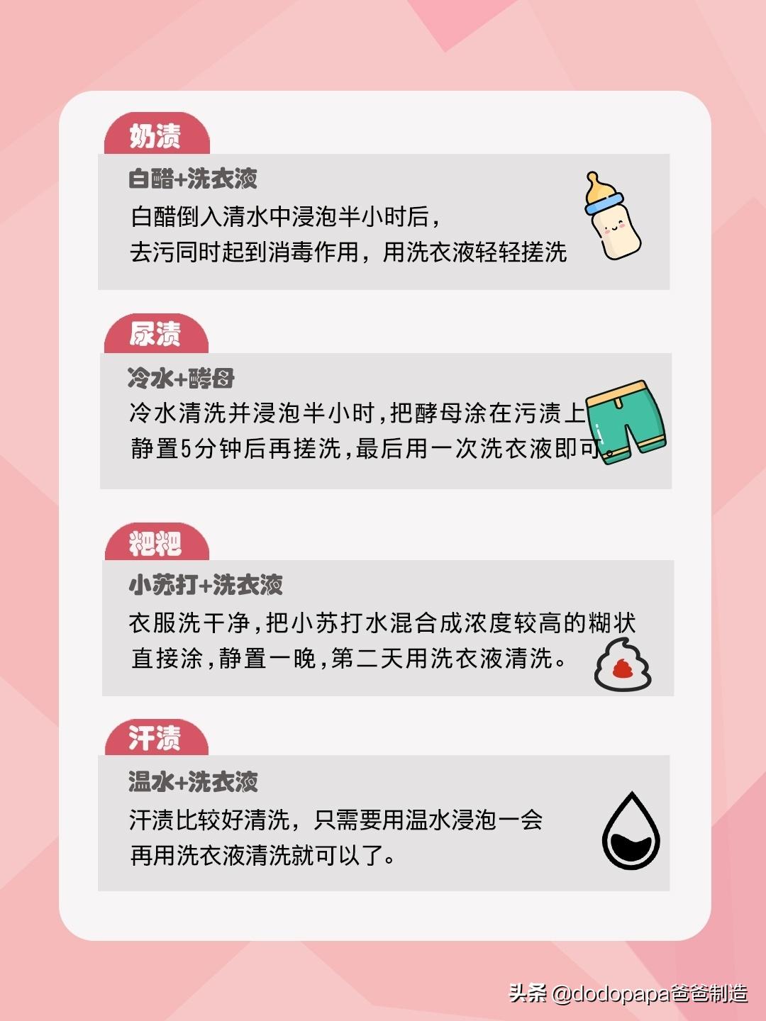 洗衣服污渍的小妙招2019年技巧,洗衣服各种污渍的去除方法妙招