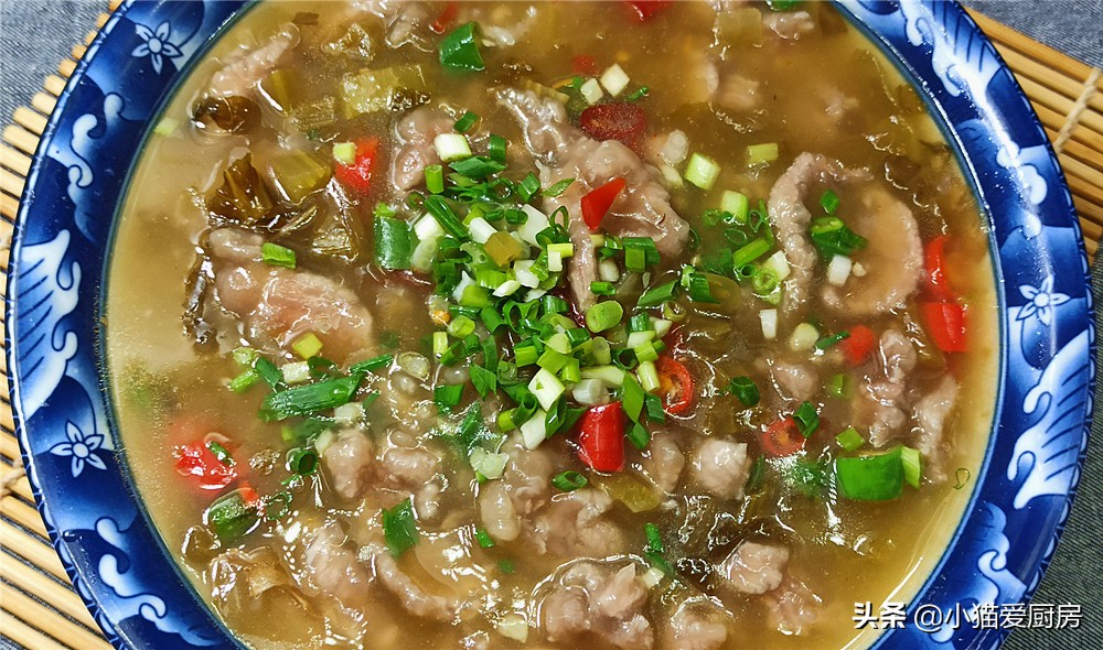 酸菜滑肉最正宗的做法大全,酸菜滑肉正宗四川味道制作方法