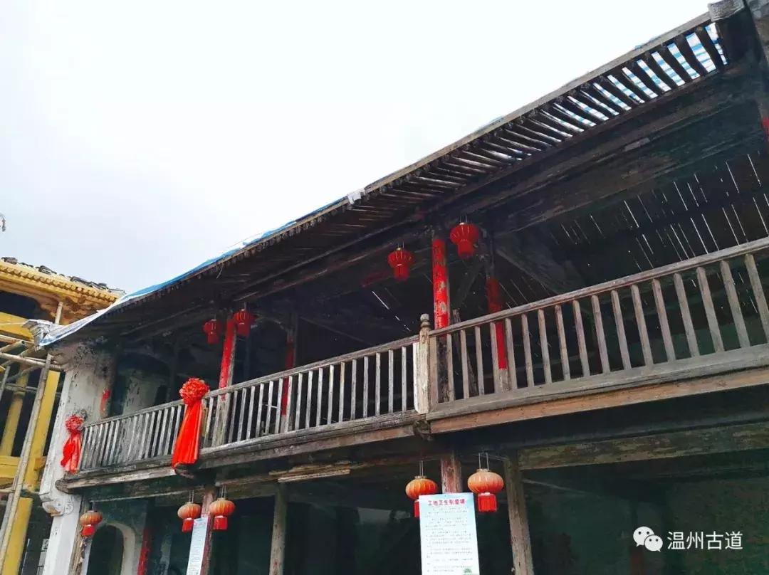 千年古村平阳县鸣山村古城夜景,平阳昆阳鸣山古村落