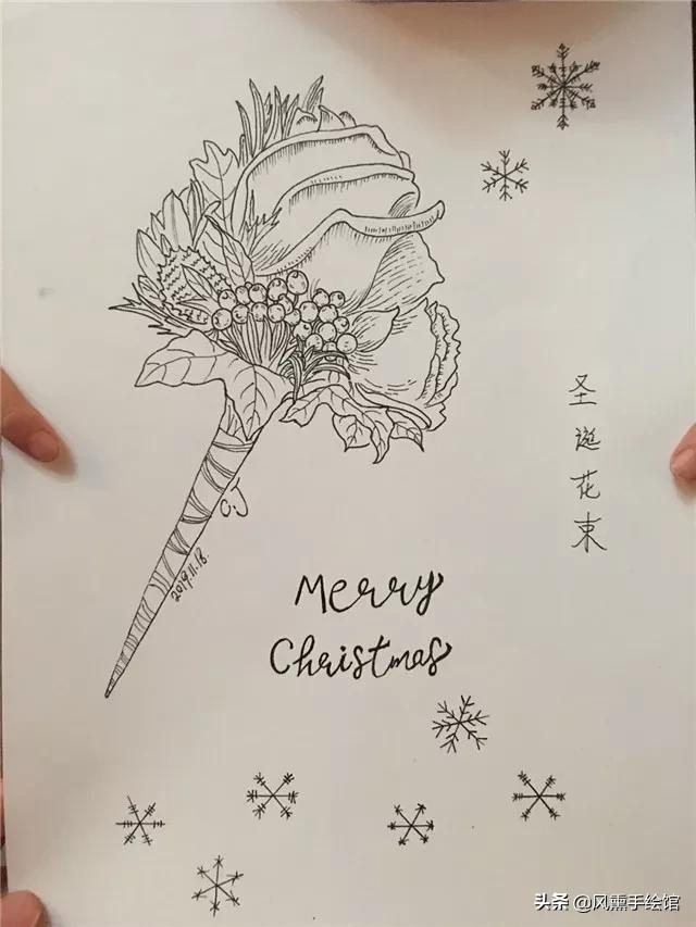 圣诞贺卡手工创意,圣诞节贺卡美术作品