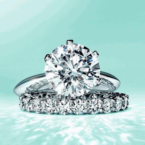 蒂芙尼钻戒经典六爪样式,蒂芙尼钻戒六爪款式经典