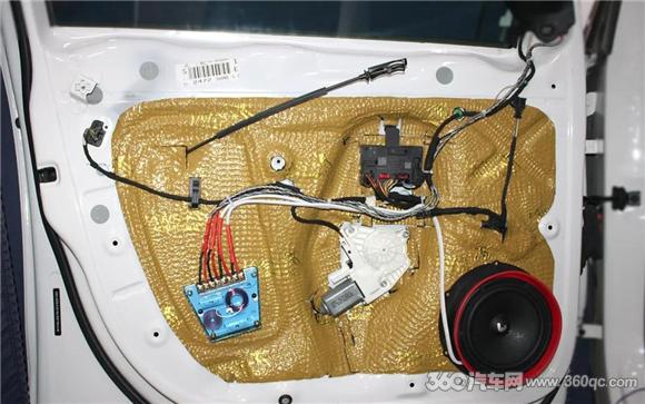 前后声场同型号喇叭,大众夏朗改音响