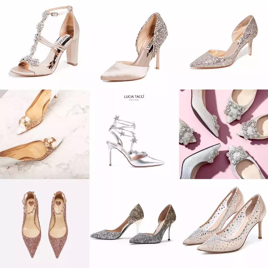 除了撞款的大牌婚鞋，小众+平价的美貌婚鞋走一波