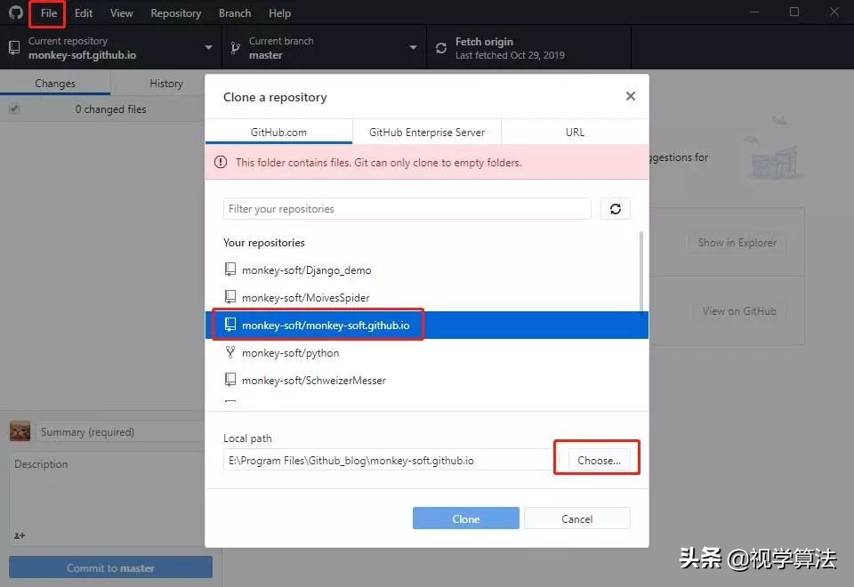 利用Github+Jeklly搭建个人博客网站