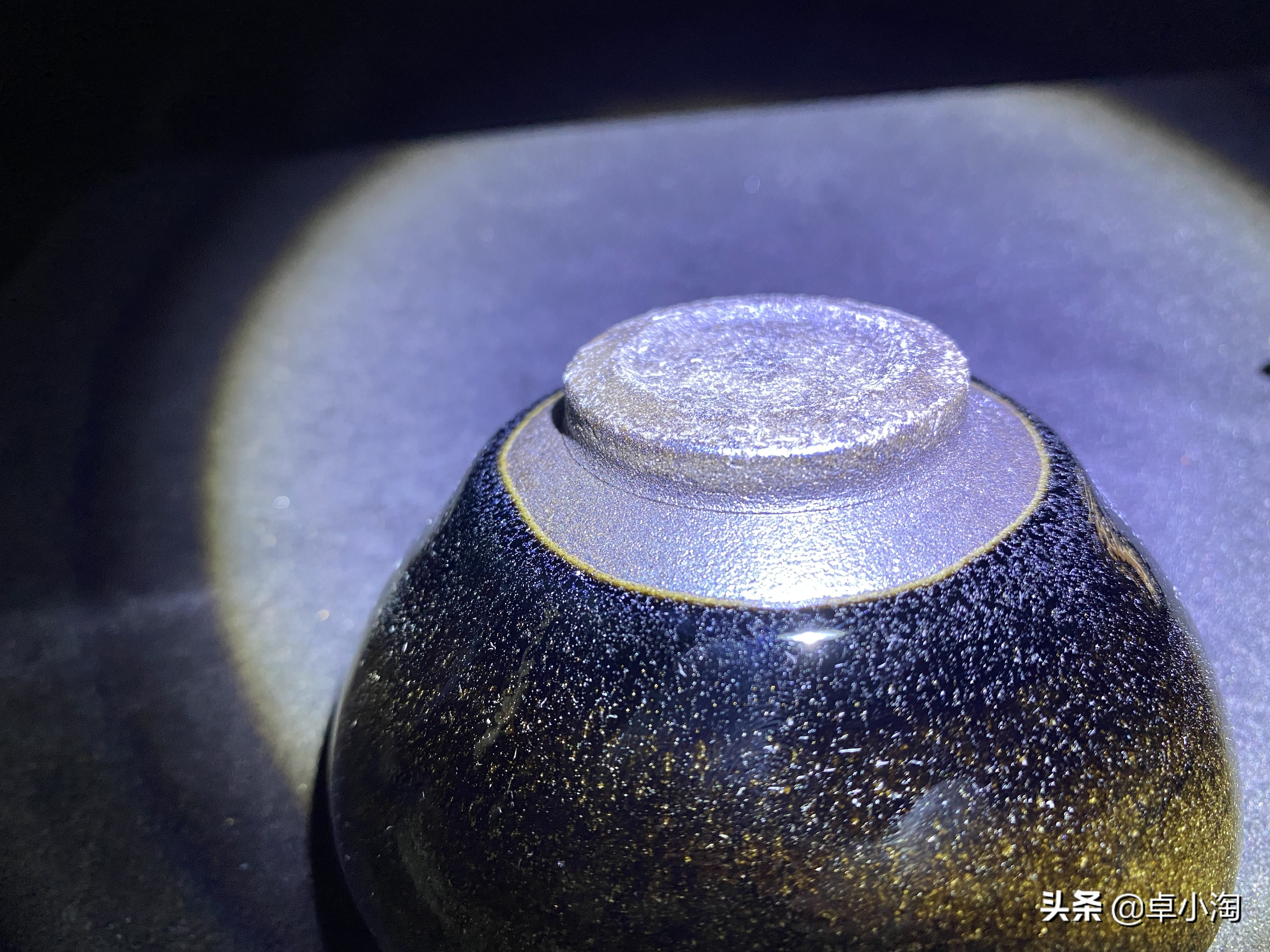 建盏釉面入门,建盏乌金里的金沙是啥