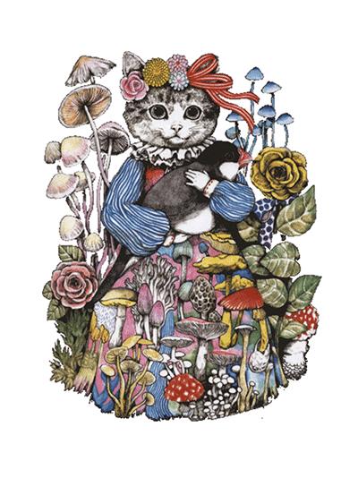 gucci插画师作品,日本风格插画家